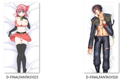Dakimakura Final Fantasy DO WYBORU 60x30 na Arena.pl