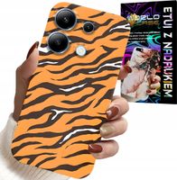ETUI DO XIAOMI NOTE 14S - PLECKI W TYGRYSIE PASKI POKROWIEC +SZKŁO