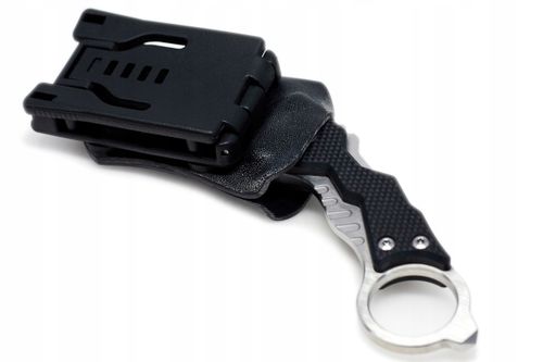 Karambit taktyczny nóż stal D2 etui EDC Q Pazur na Arena.pl