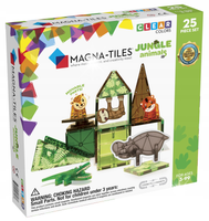 MAGNA-TILES KLOCKI MAGNETYCZNE JUNGLE ANIMALS ZWIERZĘTA DŻUNGLA 25 el.
