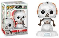 funko pop! star wars holiday c-3po snowman 559 figurka