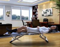 FOTEL OGRODOWY LEŻAK PLAŻOWY TURYSTYCZNY + PODUSZKA ZESTAW 2 PRODUKTÓW