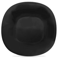 Talerz Obiadowy Duży Płytki Płaski na Obiad Potrawy Dania Czarny 26,5 cm