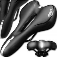 WYGODNE SIODEŁKO ROWEROWE DAMSKIE MĘSKIE ŻELOWE SIODŁO SPORTOWE DO ROWERU