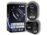 SIECIOWA ŁADOWARKA 3 PORTY USB 58W 2xUSB-C PD 20W +USB QuickCharge 3.0 18W
