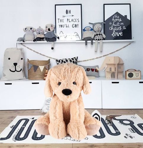 Piesek Pluszowy Pluszak Pies Przytulanka Duży 60cm Zabawka Dla Dzieci na Arena.pl