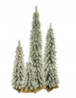 Choinka sztuczna Świerk TATRZAŃSKI 110 cm SLIM ze ŚNIEGIEM Polska produkcja