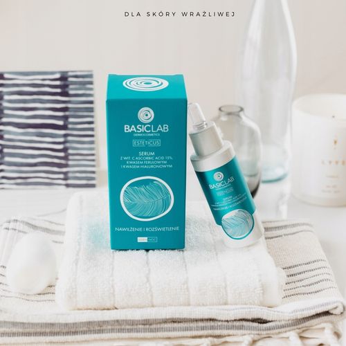 BasicLab Serum Przeciwzmarszczkowe wit.C 15% ROZŚWIETLENIE NAWILŻENIE 30 ml na Arena.pl