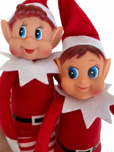 Skrzat swiateczny ELF PSOTNIK krasnal adwentowy figurka Elves Behavin na Arena.pl