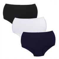 MORAJ Figi Majtki Mix Bawełniane Kolor Wysoki Stan 3-szt 7XL