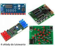 Pro Zestaw do nauki lutowania 4 x układy DIY KIT