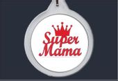 Brelok do kluczy Super Mama