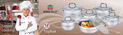 KOMPLET GARNKÓW 12 EL. KiNGHOFF KH-1423 na Arena.pl