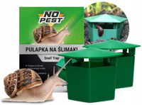SKUTECZNA PUŁAPKA NA ŚLIMAKI PRZECIW ŚLIMAKOM SNAIL TRAP NO PEST (2 SZT)