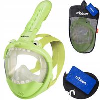MASKA DO NURKOWANIA DLA DZIECI PEŁNOTWARZOWA GOGLE DO SKORKELINGU PŁYWANIA