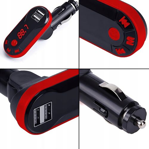TRANSMITER FM BLUETOOTH ŁADOWARKA MP3 2XUSB SD LCD na Arena.pl