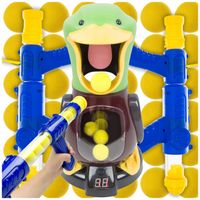 Gra Zręcznościowa Strzelanie Do Głodna Kaczka do Celu 2 Pistolety 24 Kulki