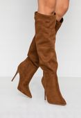 Kozaki na szpilce brązowe Steve Madden 41