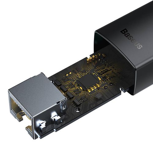 adapter sieciowy baseus lite series usb do rj45, 100mbps (czarny) na Arena.pl