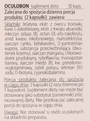 Oculobon - Bonimed - 30kaps na Arena.pl