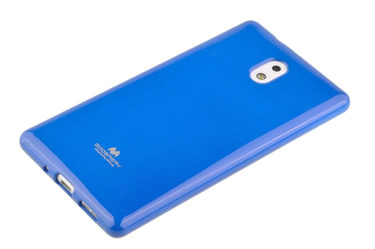 Etui Mercury Goosper Jelly Case do Nokia 3 niebieski zdjęcie 3