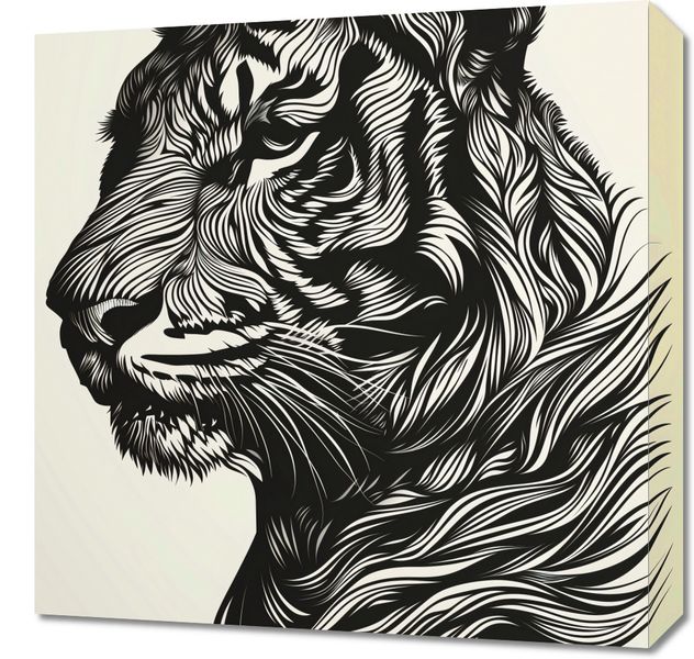 Obraz 50x50cm Tygrysi Gwizd zdjęcie 1