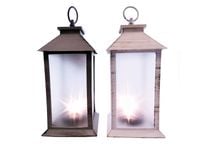 lampion latarnia ozdobna led 34 x 13,5 x 13,5 cm