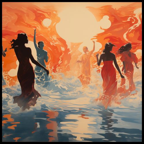 Plakat 100x100cm Taneczny Żar na Arena.pl