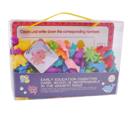 Montessori Sortowanie Nauka Liczenia Logiki Myślenia Karty Gra Układanka na Arena.pl