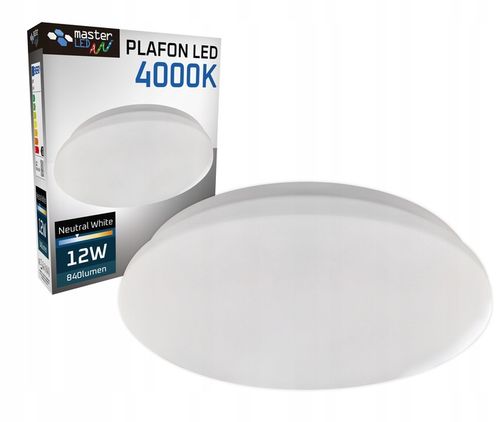 Plafon LED 12W łazienkowy IP44 NATYNKOWY sufitowy oprawa LAMPA panel na Arena.pl