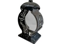 CIOCIA CIOCI ZNICZ ZNICZE LAMPION NA GRÓB OB CZARNY MARMUR