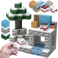 KLOCKI MAGNETYCZNE KOSTKI 3D 2x2 Budowlane Sześciany Zestaw 92 el.