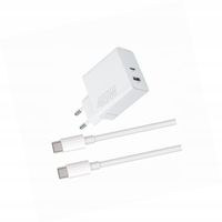 Szybka ładowarka 45W z długim kablem 2m 2 wejścia do Google Pixel 4a 5G