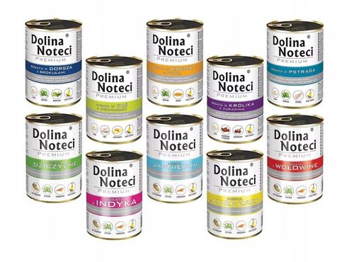 DOLINA NOTECI PREMIUM ZESTAW mix smaków 10x 800g na Arena.pl