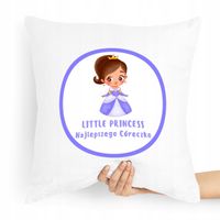 Poduszka Prezent Dla Córki Little Princess Prezent Z Nadrukiem Ze Zdjęciem