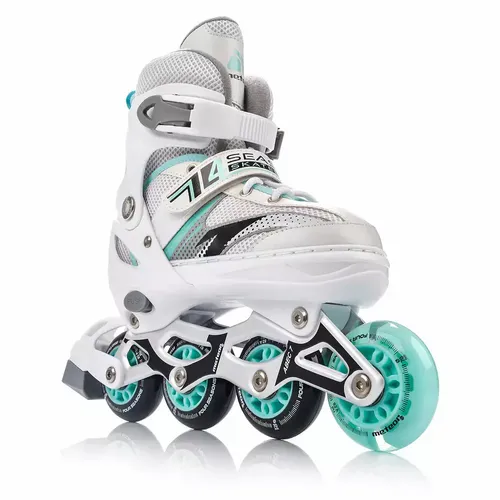 Rolki Regulowane Meteor 4w1 Seasons Minth LED 2022 34-37 na Arena.pl