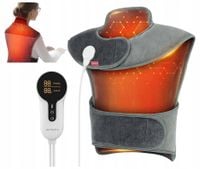 Poduszka Grzewcza Na Podczerwień 6 Poziomów Ciepła Na Plecy Szyja 57X50