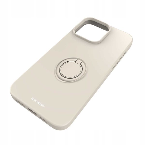 Spacecase Silicone Ring Iphone 15 Pro Max Bone zdjęcie 4