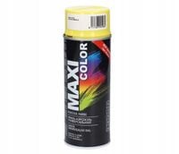 lakier żółty połysk maxi color 400ml spray motip