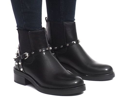 SOLIDNE OCIEPLANE SZTYBLETY E4917 CZARNY 37 na Arena.pl