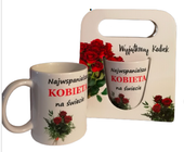 kubek w opakowaniu torebka - Najwspanialsza Kobieta na świecie