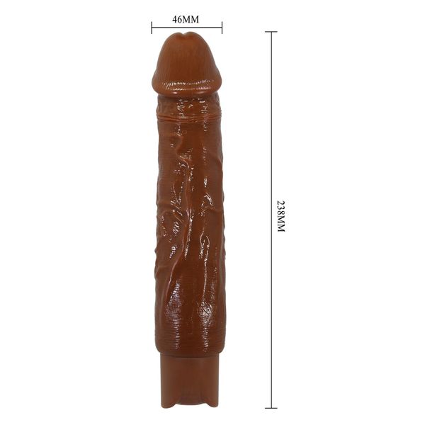 Pretty Love Rufus Realistic Vibrating Dildo (Brown Edition) zdjęcie 9