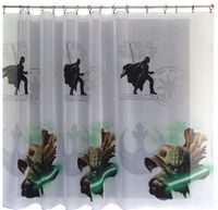 Firanka dziecięca STAR WARS Gwiezdne Wojny YODA dla fana 325x150 TAŚMA SW10