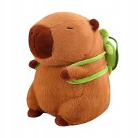 Duża Maskotka Pluszak Poduszka Zabawka Kapibara z żółwiem 100cm