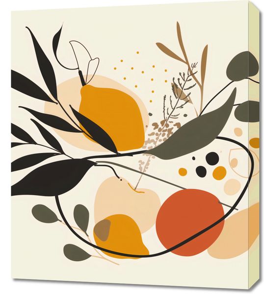 Obraz 60x70cm Botaniczny Wir zdjęcie 1