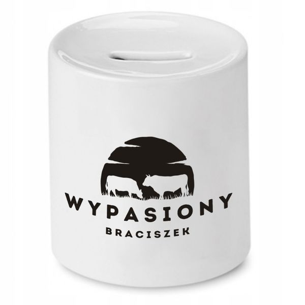 Skarbonka Dla Brata Wypasiony Braciszek Prezent Z Nadrukiem Ze Zdjęciem zdjęcie 1