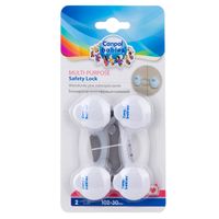 CANPOL Wielofunkcyjne zabezpieczenie szafek 2 sztuki