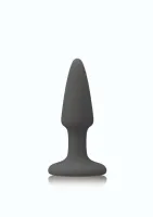 ns novelties colours pleasures mini plug silikonowy z przyssawką czarny