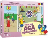 Historyjki obrazkowe. Papuga Aga opowiada. Część 8 - głoski T, D, N