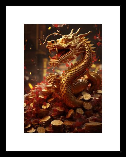 Plakat 13x18cm Smok Bogactwa na Arena.pl